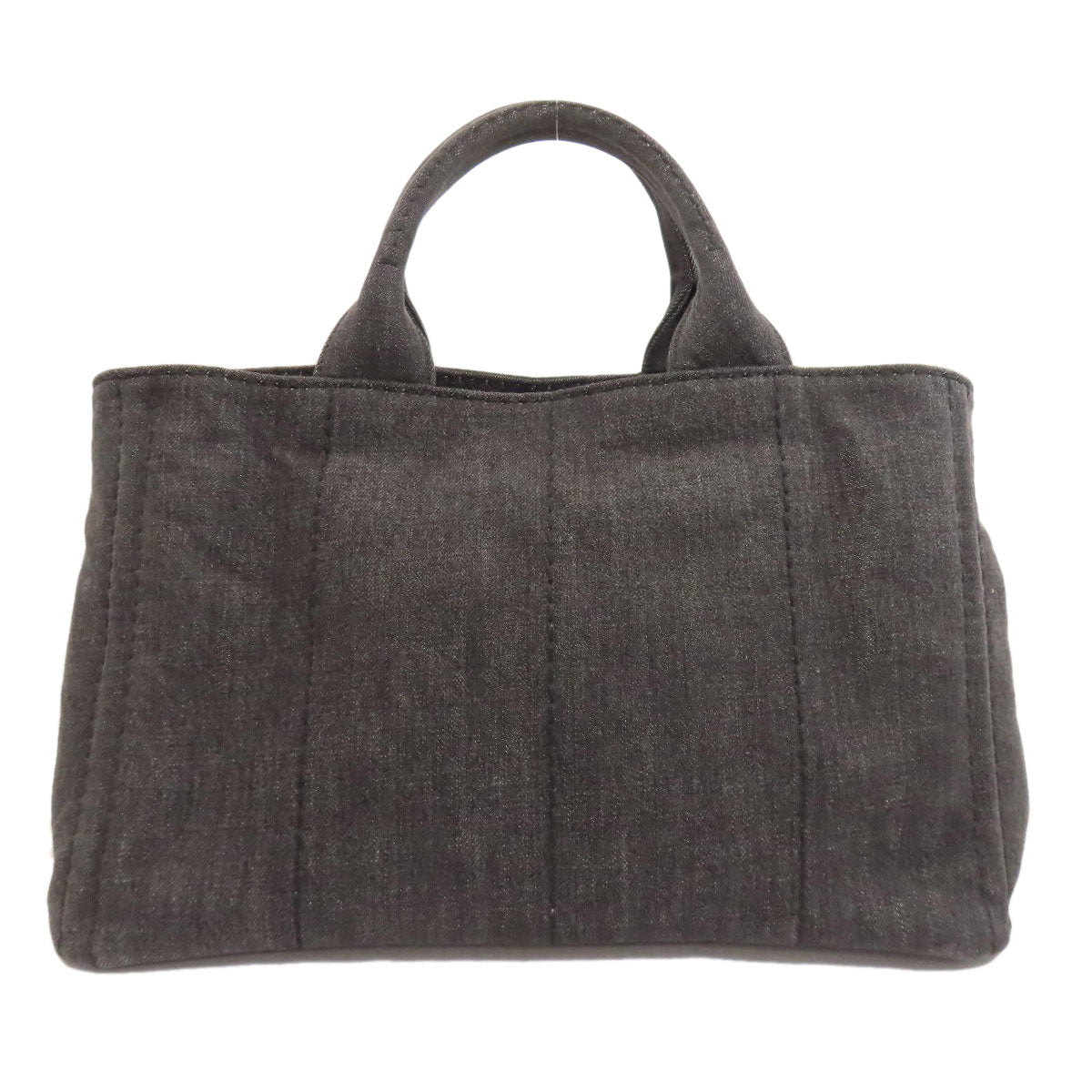 PRADA 1BG642 Canapa 2WAY Handbag Denim Ladies [Used]