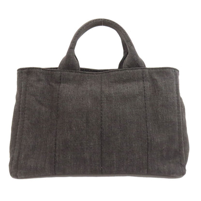 PRADA 1BG642 Canapa 2WAY Handbag Denim Ladies [Used]