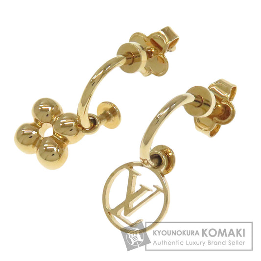 LOUIS VUITTON M64859 Bookle Dreille Blooming earring Metal Ladies [Used]