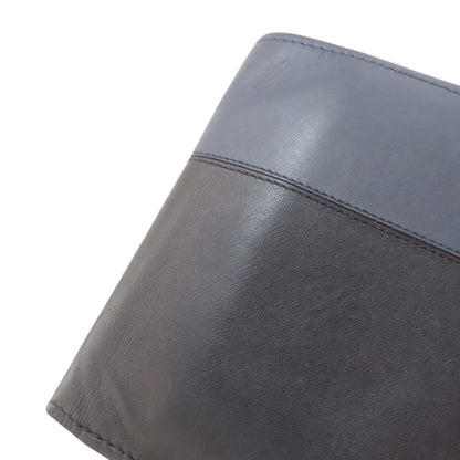 LOEWE Bicolor Anagram Bifold Wallet with Coin Pocket Calf Ladies [Used]