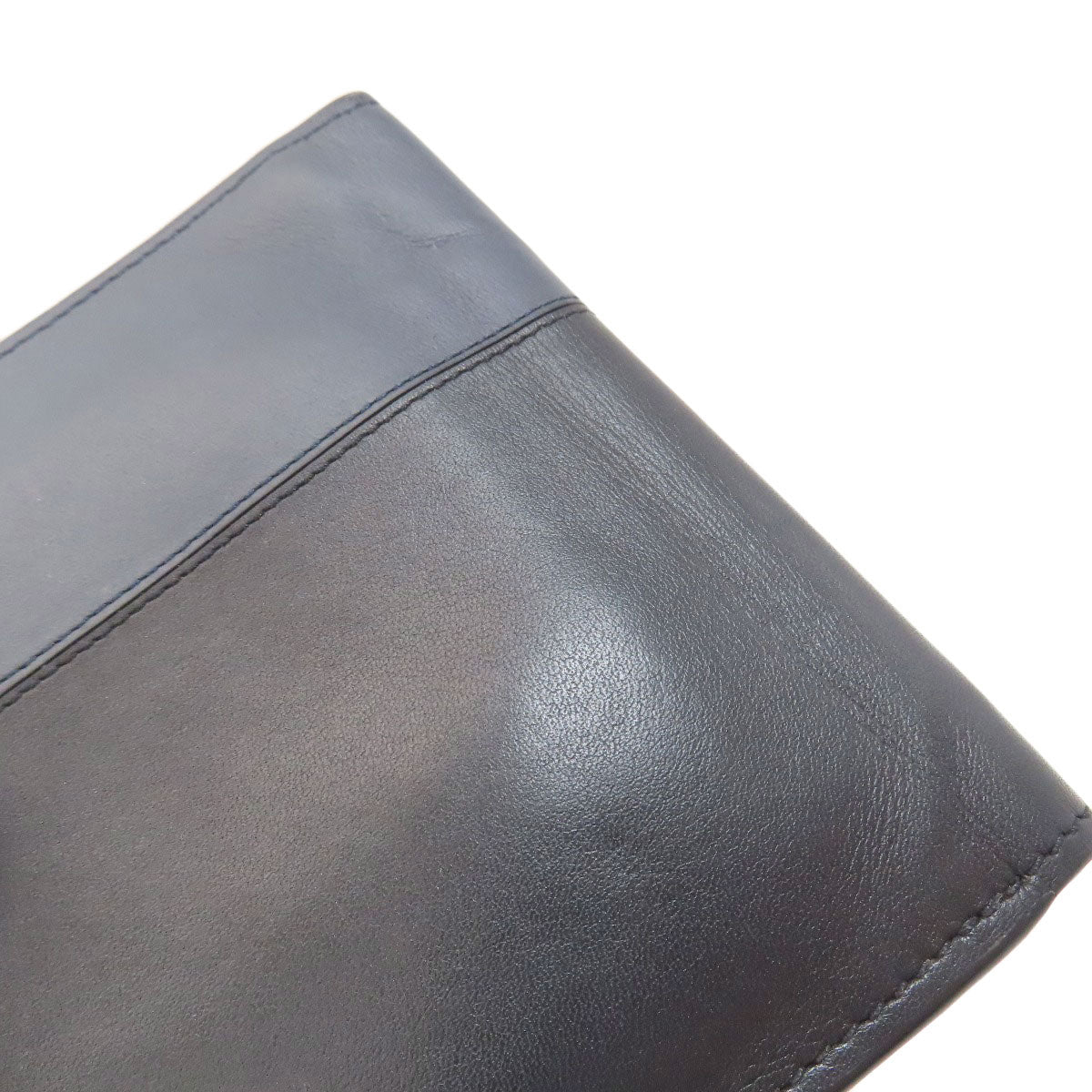 LOEWE Bicolor Anagram Bifold Wallet with Coin Pocket Calf Ladies [Used]