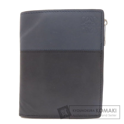 LOEWE Bicolor Anagram Bifold Wallet with Coin Pocket Calf Ladies [Used]