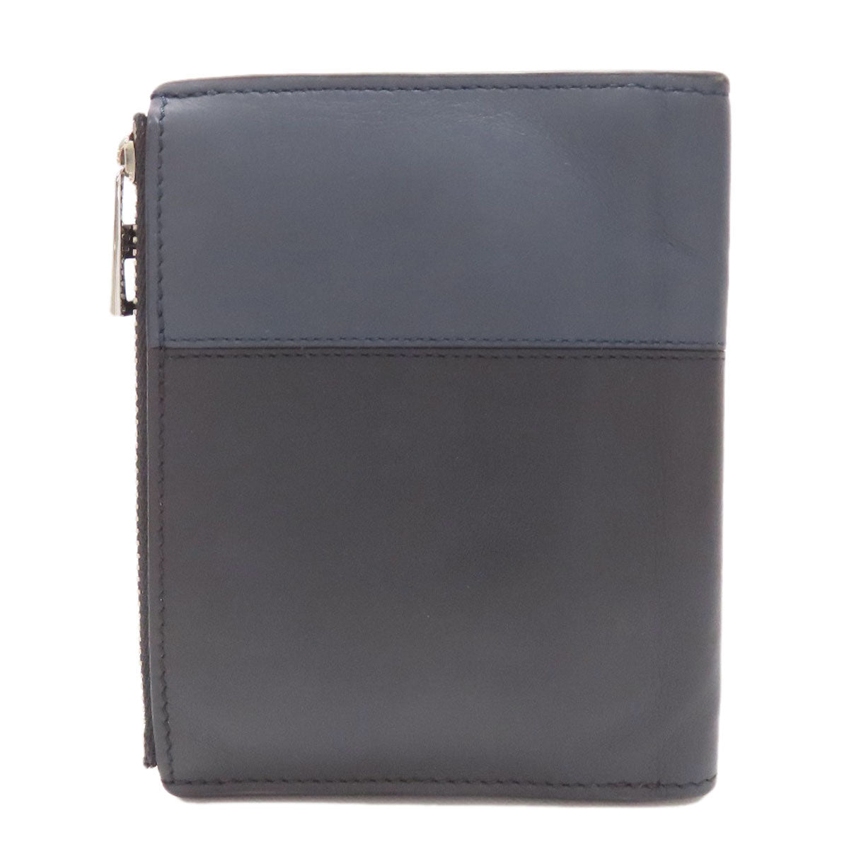 LOEWE Bicolor Anagram Bifold Wallet with Coin Pocket Calf Ladies [Used]