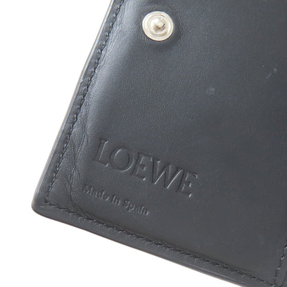 LOEWE Bicolor Anagram Bifold Wallet with Coin Pocket Calf Ladies [Used]