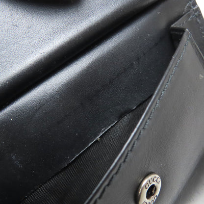 GUCCI 451266 GG Supreme Snake Print Bifold Wallet with Coin Pocket PVC mens [Used]