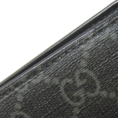 GUCCI 451266 GG Supreme Snake Print Bifold Wallet with Coin Pocket PVC mens [Used]