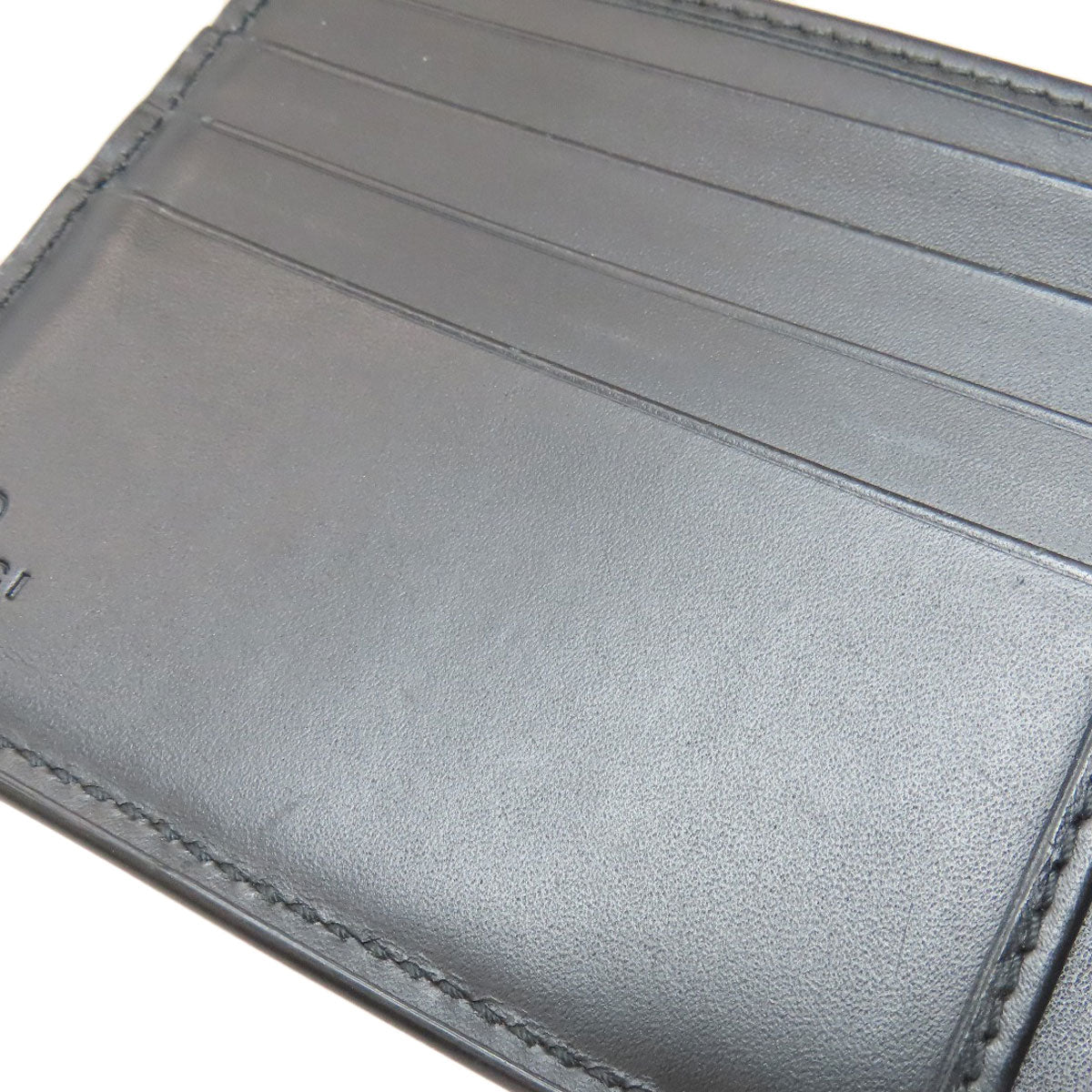 GUCCI 451266 GG Supreme Snake Print Bifold Wallet with Coin Pocket PVC mens [Used]