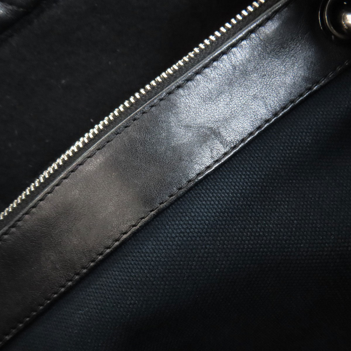 CHANEL Sports Line COCO Mark SilverHardware Handbag Felt CalfLadies [Used]