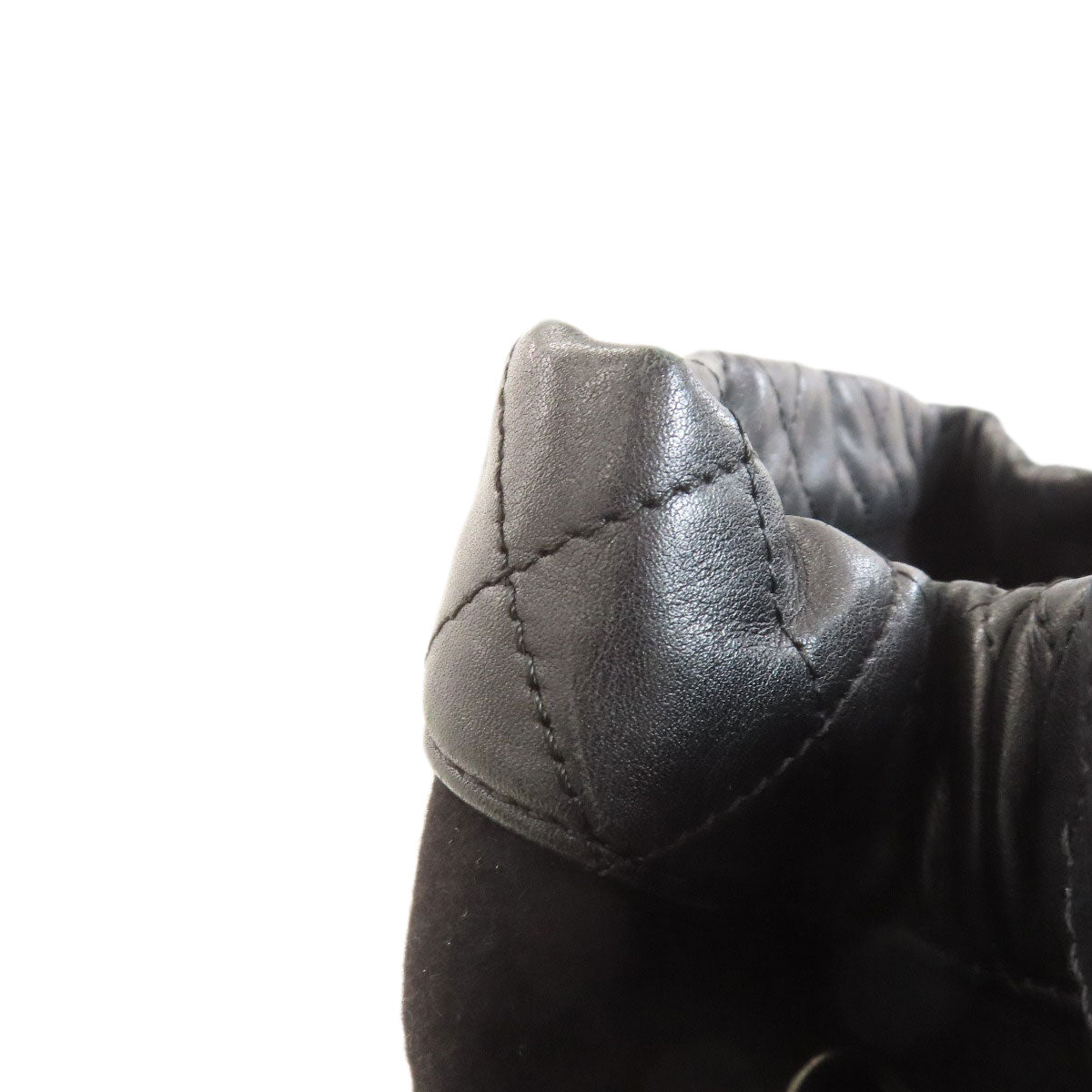 CHANEL Sports Line COCO Mark SilverHardware Handbag Felt CalfLadies [Used]