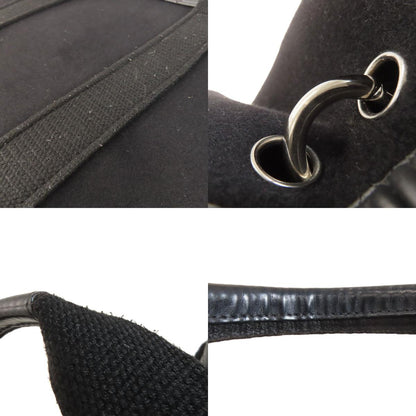 CHANEL Sports Line COCO Mark SilverHardware Handbag Felt CalfLadies [Used]