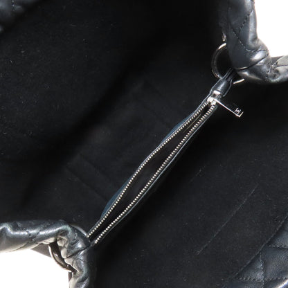 CHANEL Sports Line COCO Mark SilverHardware Handbag Felt CalfLadies [Used]