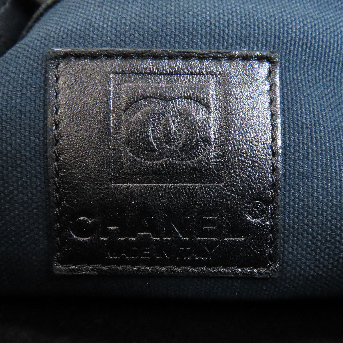 CHANEL Sports Line COCO Mark SilverHardware Handbag Felt CalfLadies [Used]