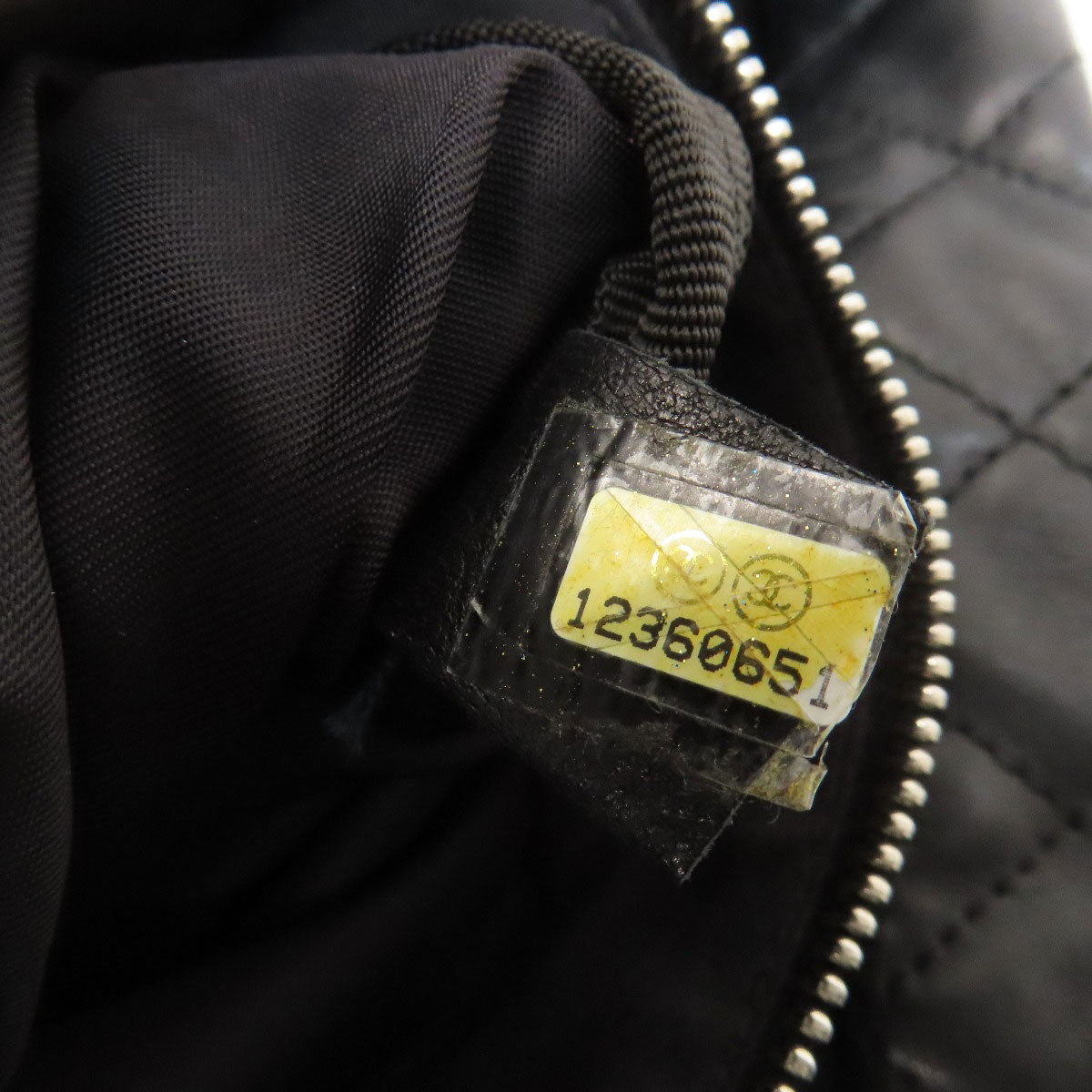 CHANEL Sports Line COCO Mark SilverHardware Handbag Felt CalfLadies [Used]