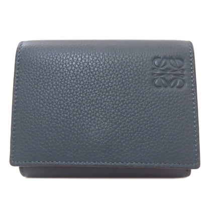 LOEWE Compact Wallet Anagram Bifold Wallet with Coin Pocket Leather Ladies [Used]