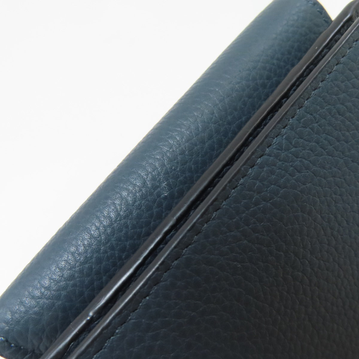 LOEWE Compact Wallet Anagram Bifold Wallet with Coin Pocket Leather Ladies [Used]