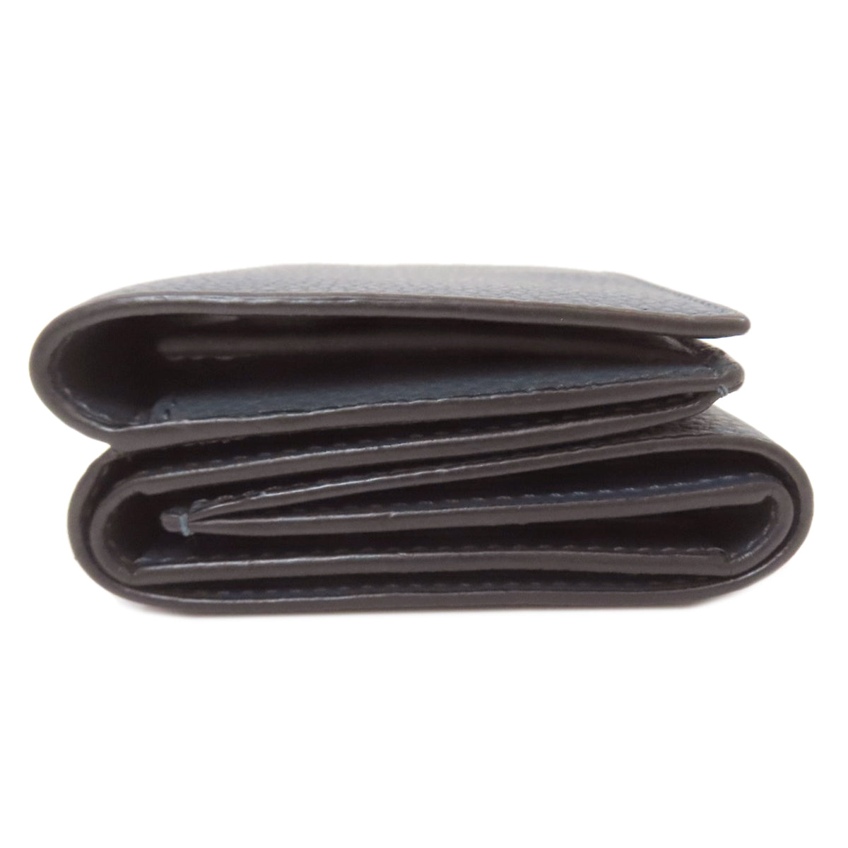 LOEWE Compact Wallet Anagram Bifold Wallet with Coin Pocket Leather Ladies [Used]