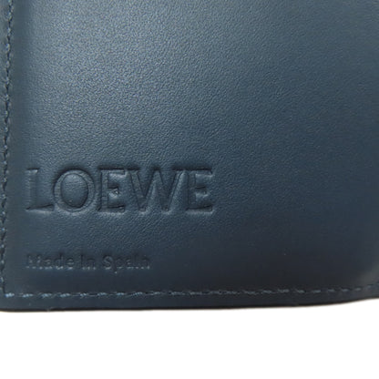 LOEWE Compact Wallet Anagram Bifold Wallet with Coin Pocket Leather Ladies [Used]