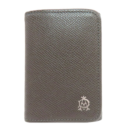 Dunhill logo key holder Leather mens [Used]