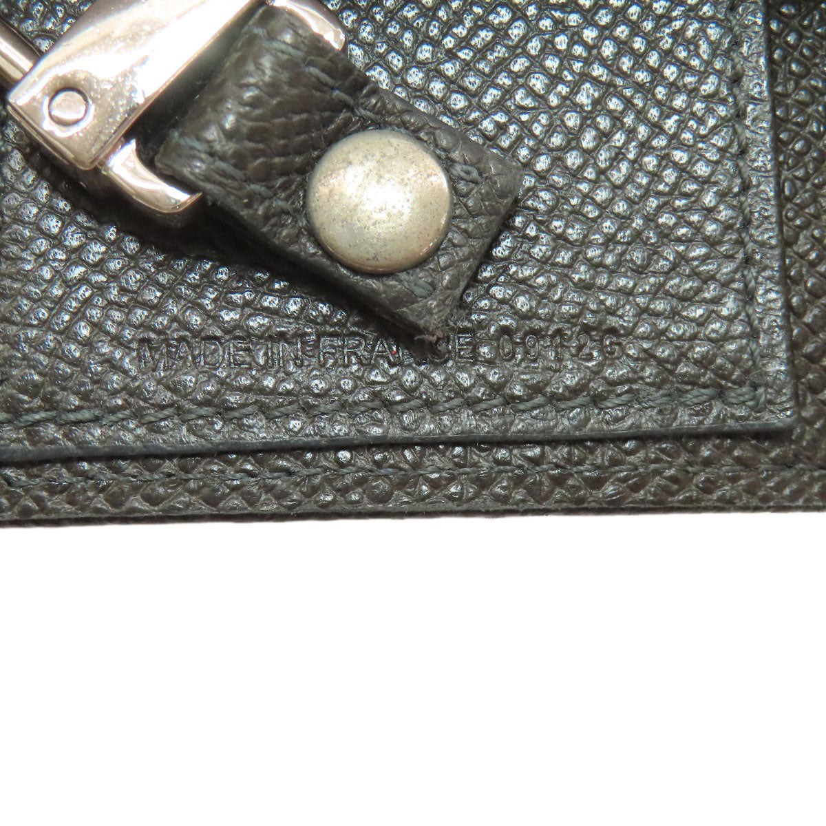 Dunhill logo key holder Leather mens [Used]