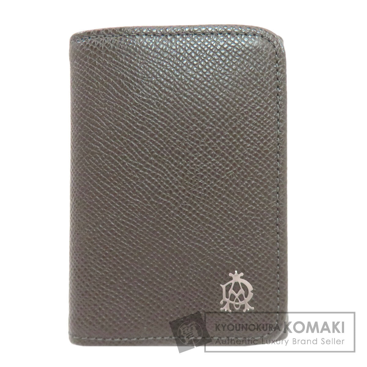 Dunhill logo key holder Leather mens [Used]