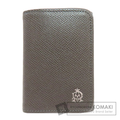 Dunhill logo key holder Leather mens [Used]
