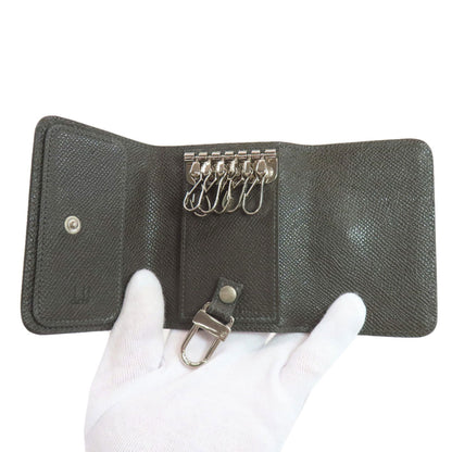 Dunhill logo key holder Leather mens [Used]