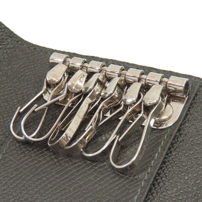 Dunhill logo key holder Leather mens [Used]