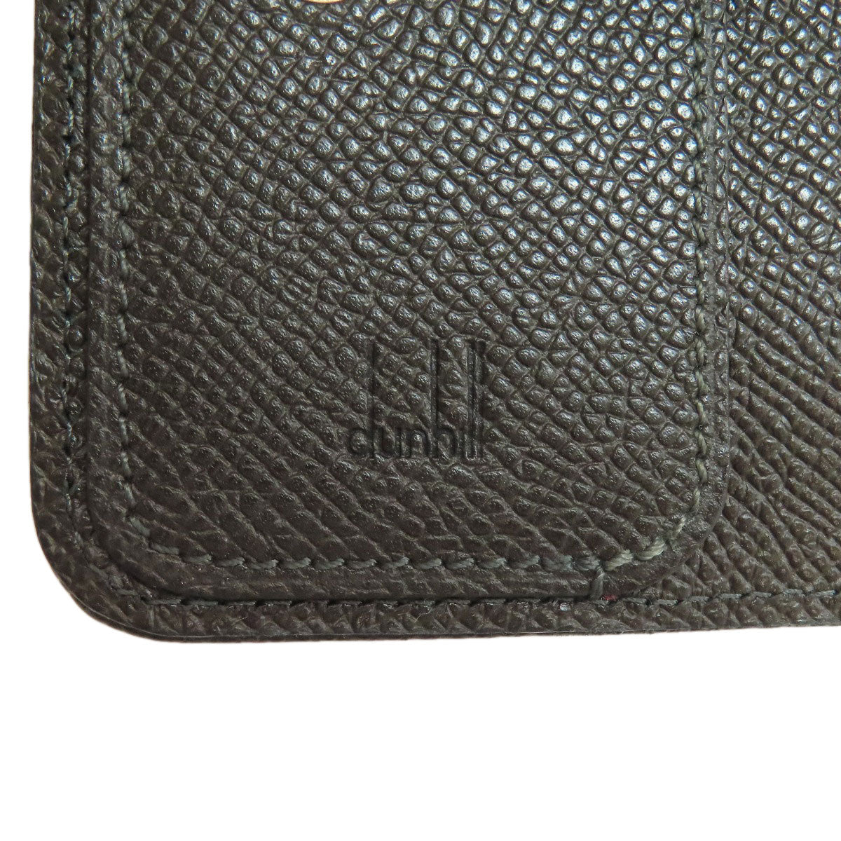 Dunhill logo key holder Leather mens [Used]