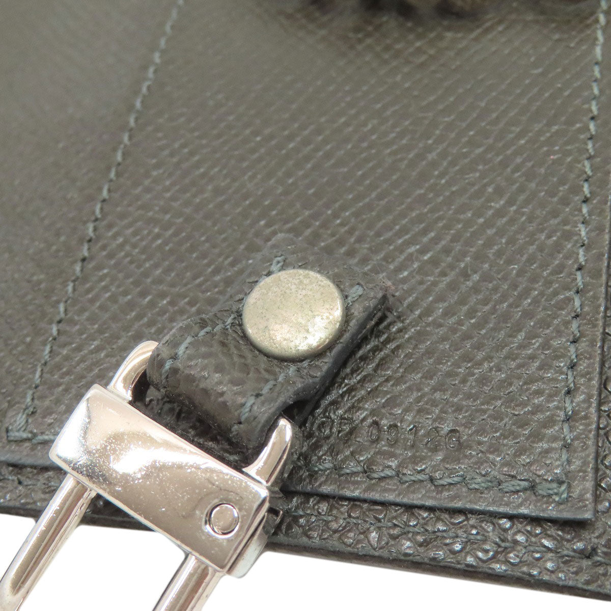 Dunhill logo key holder Leather mens [Used]