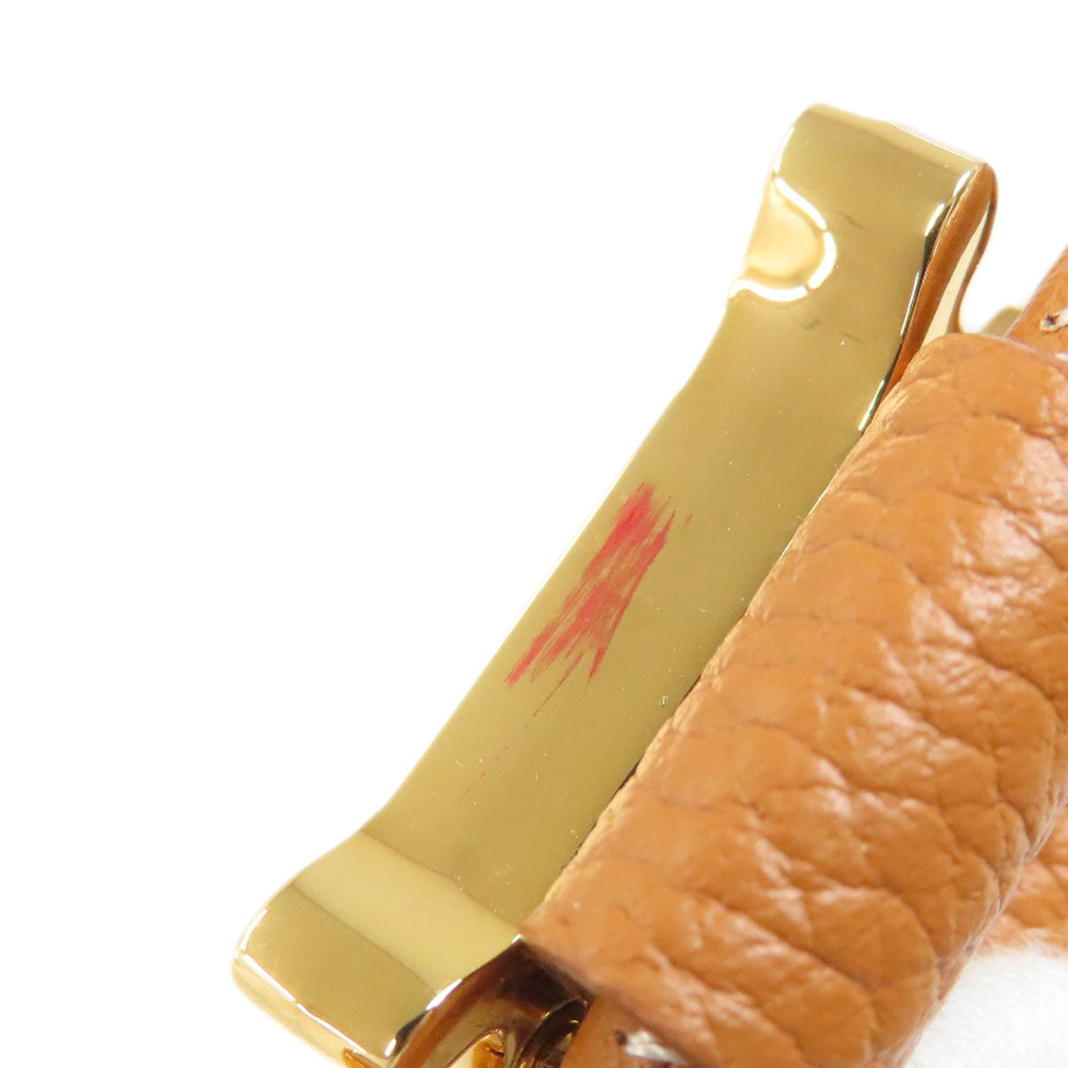 BURBERRY TB logo drawstring bag 2-way Handbag Leather Ladies [Used]