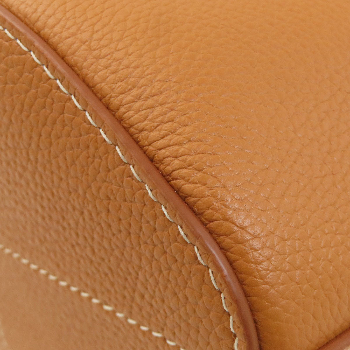 BURBERRY TB logo drawstring bag 2-way Handbag Leather Ladies [Used]