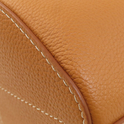 BURBERRY TB logo drawstring bag 2-way Handbag Leather Ladies [Used]