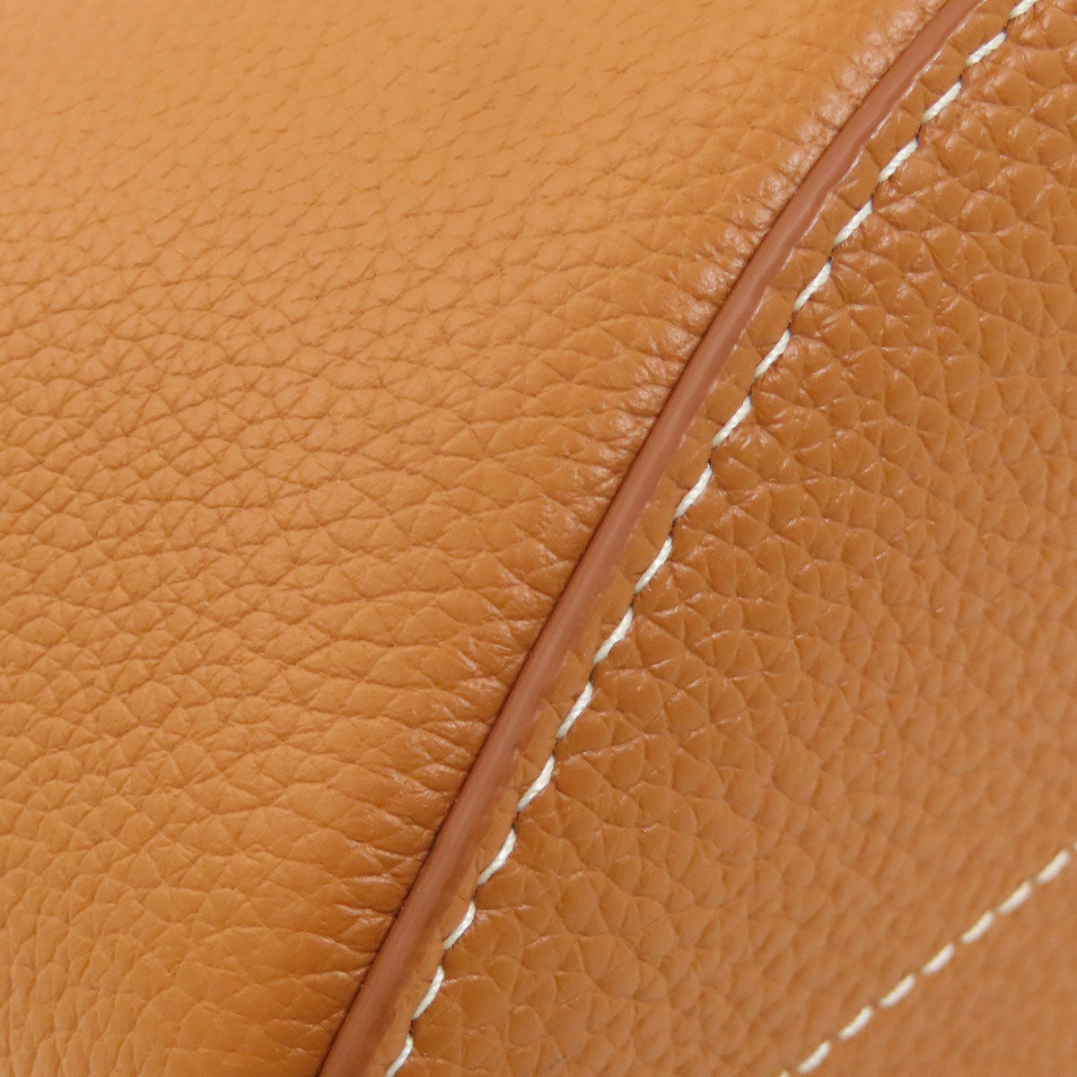 BURBERRY TB logo drawstring bag 2-way Handbag Leather Ladies [Used]