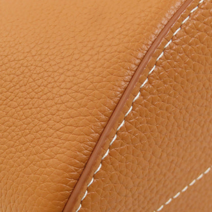 BURBERRY TB logo drawstring bag 2-way Handbag Leather Ladies [Used]