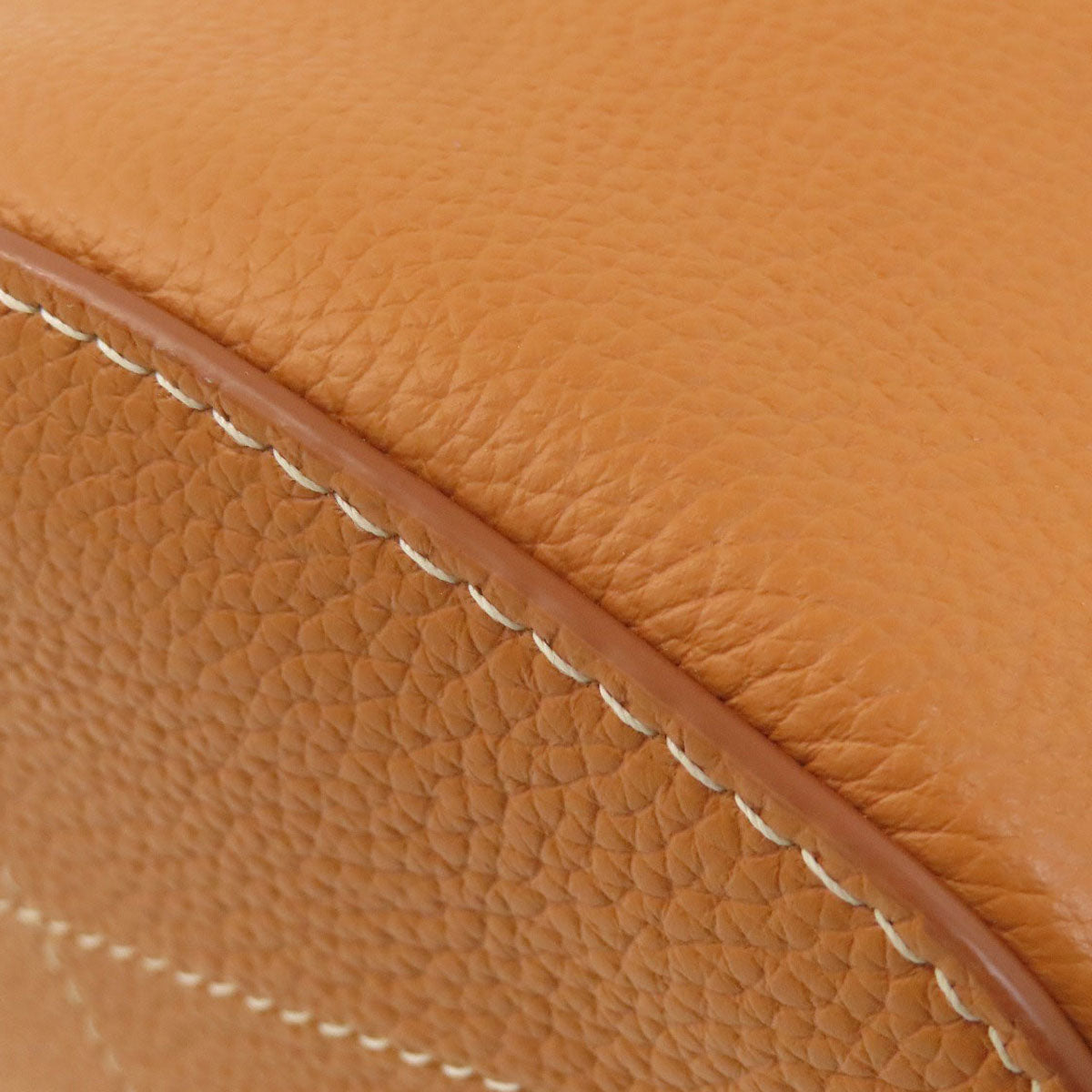 BURBERRY TB logo drawstring bag 2-way Handbag Leather Ladies [Used]