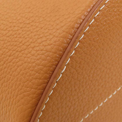 BURBERRY TB logo drawstring bag 2-way Handbag Leather Ladies [Used]