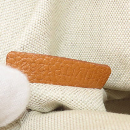 BURBERRY TB logo drawstring bag 2-way Handbag Leather Ladies [Used]