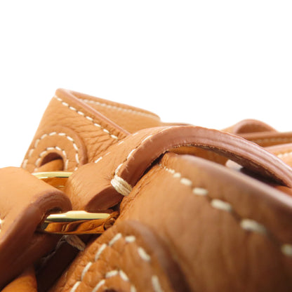 BURBERRY TB logo drawstring bag 2-way Handbag Leather Ladies [Used]