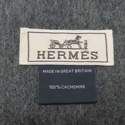 HERMES logo Scarf Cashmere Ladies [Used]