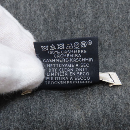 HERMES logo Scarf Cashmere Ladies [Used]