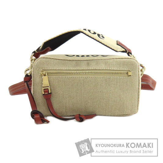 クロエ ウッディ ベルトバッグ ヒップバッグ・ウエストバッグ キャンバス レディース 【中古】【CHLOE】