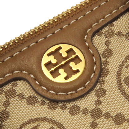 Tory Burch Petit Barrel TMonogram 2WAY Handbag Canvas LeatherLadies [Used]