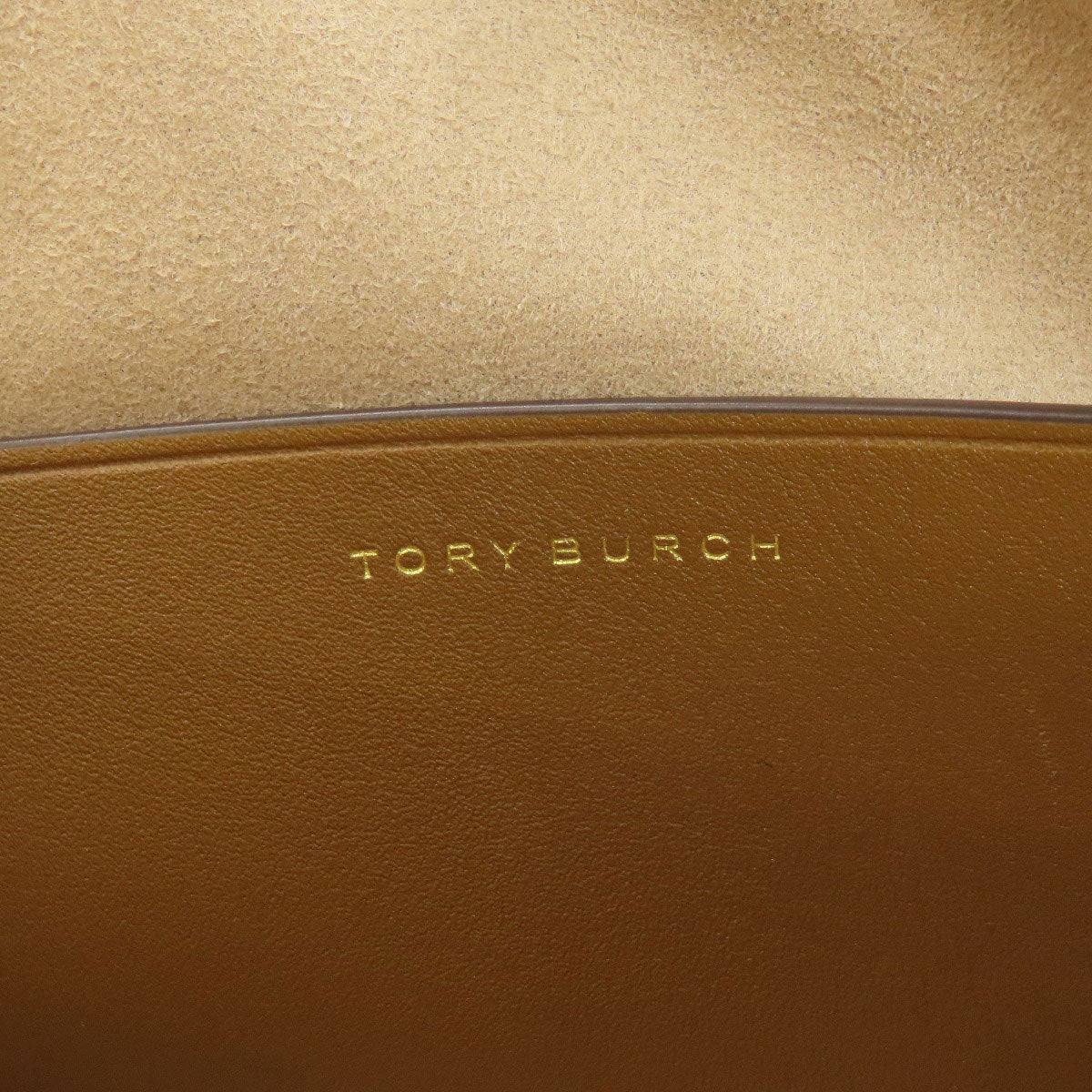 Tory Burch Petit Barrel TMonogram 2WAY Handbag Canvas LeatherLadies [Used]