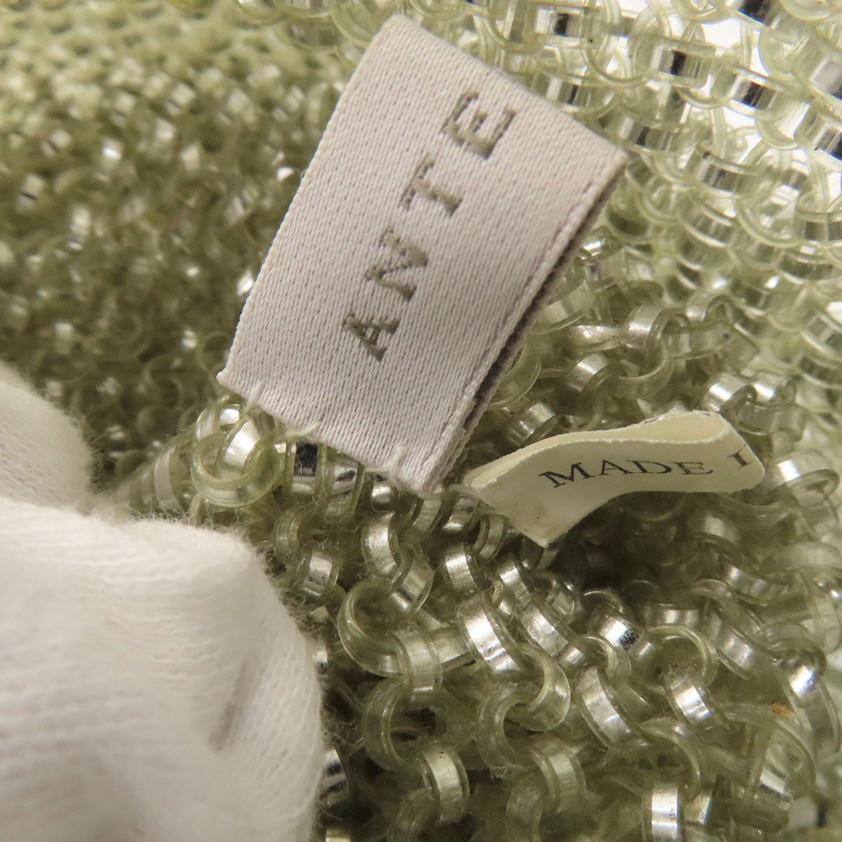 ANTEPRIMA Wire Bag Argento Handbag PVC Ladies [Used]