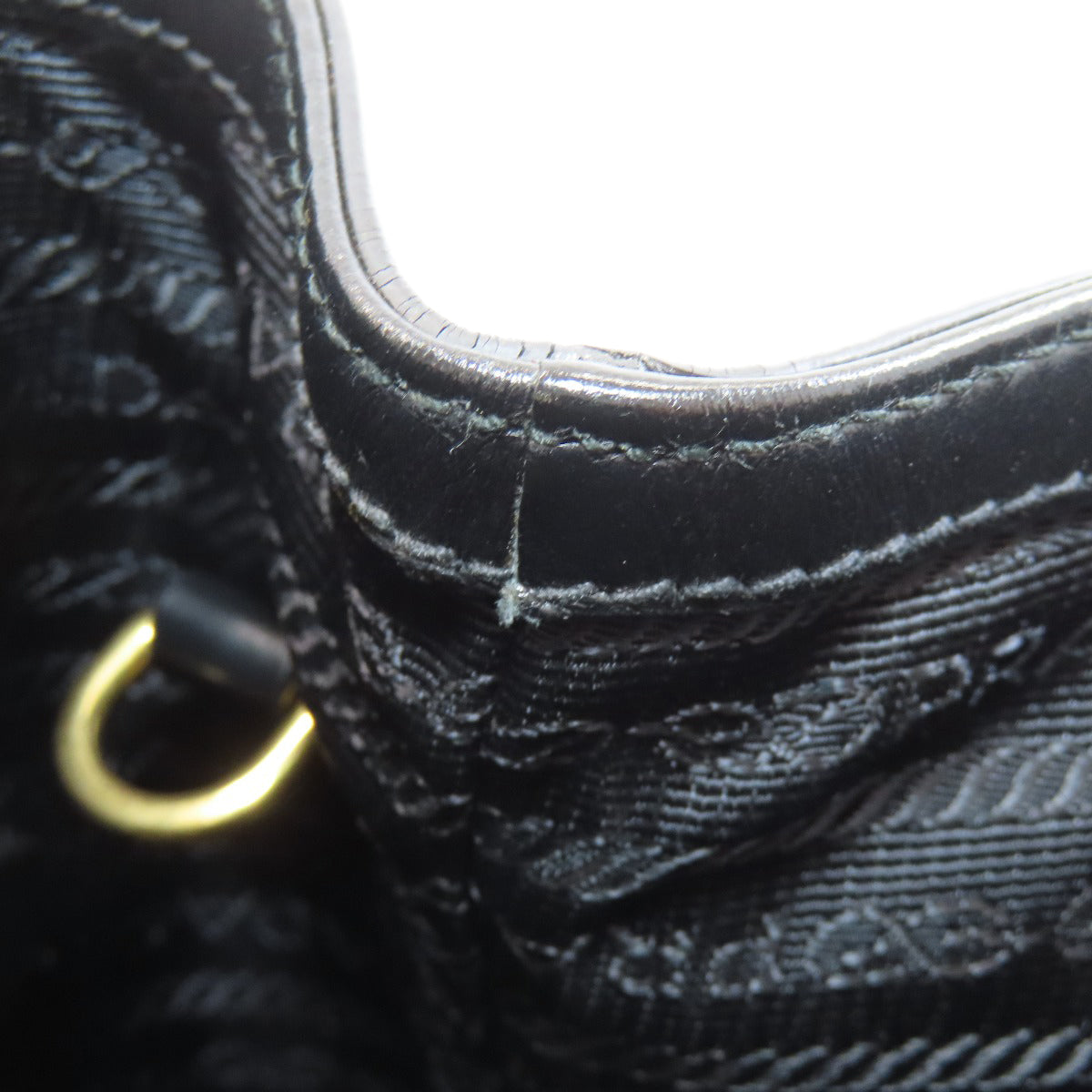 PRADA Fiocco 2WAY Handbag Canvas Ladies [Used]