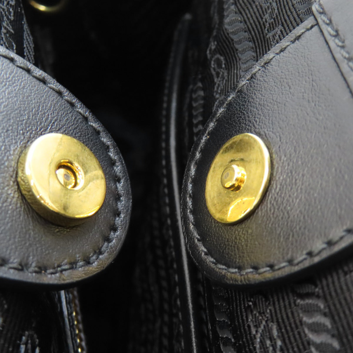 PRADA Fiocco 2WAY Handbag Canvas Ladies [Used]