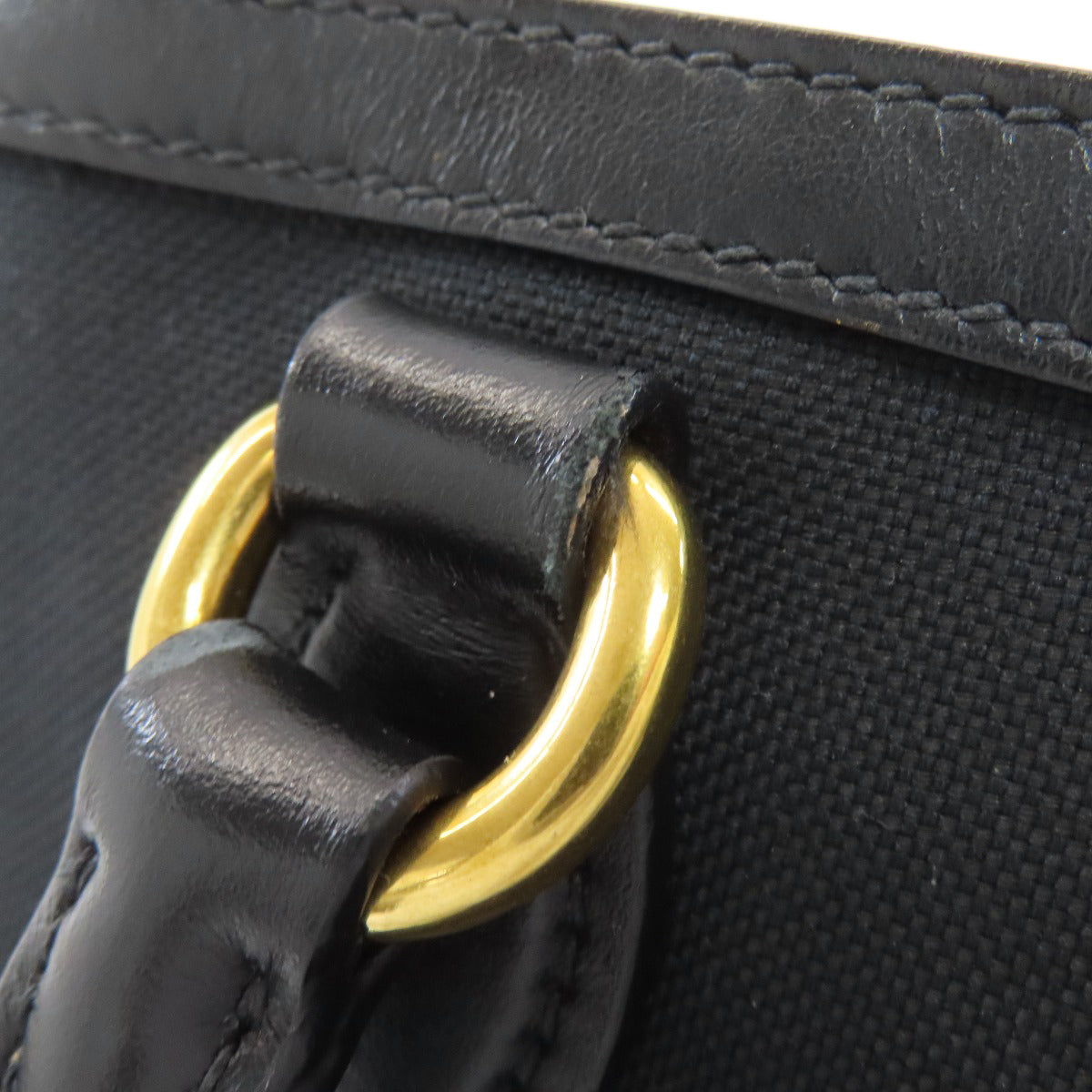 PRADA Fiocco 2WAY Handbag Canvas Ladies [Used]