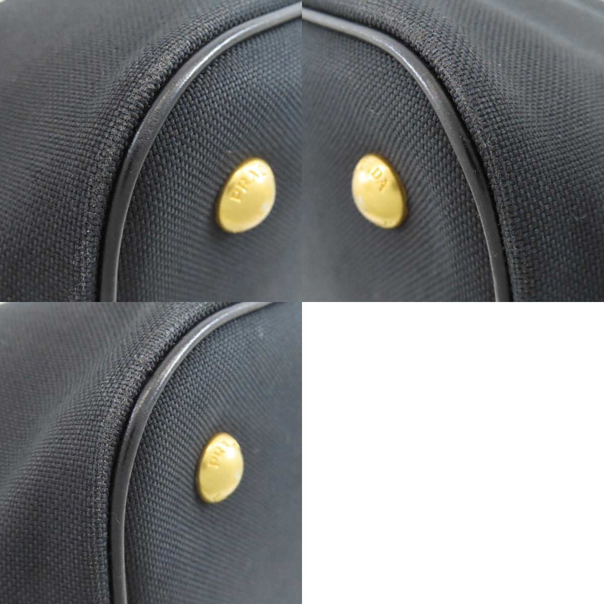 PRADA Fiocco 2WAY Handbag Canvas Ladies [Used]