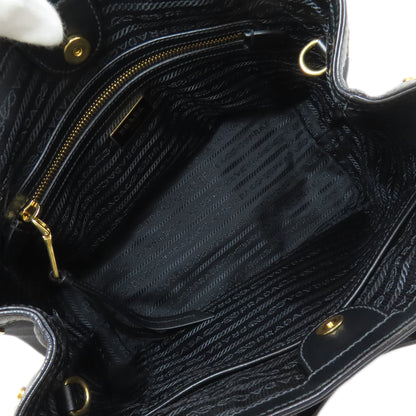 PRADA Fiocco 2WAY Handbag Canvas Ladies [Used]