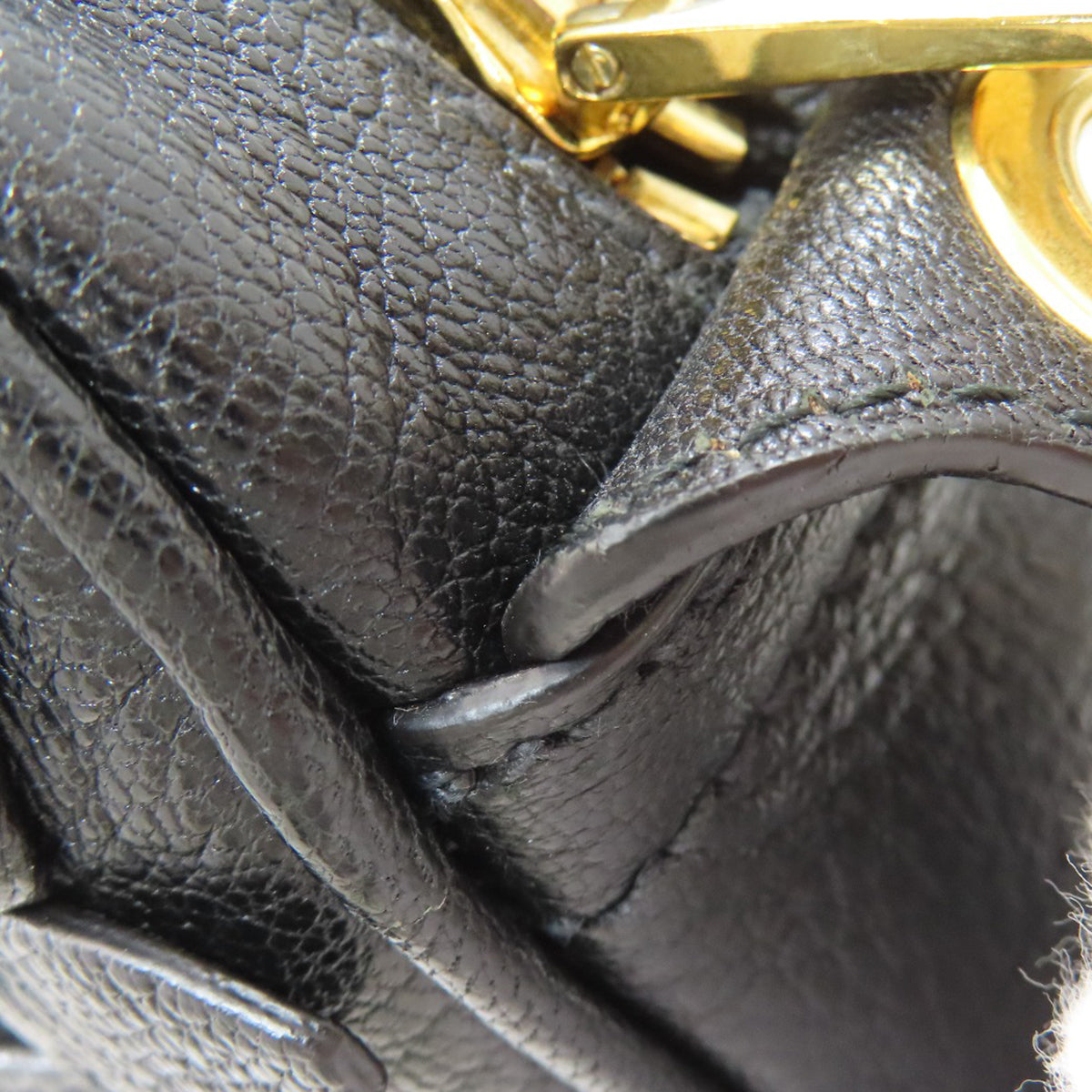 MIUMIU logo Shoulder Bag Leather Ladies [Used]